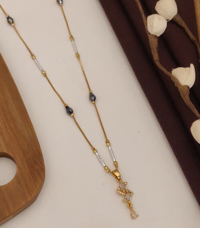 Aone Gold Vacuum Casting AD Mala Pendant for Women