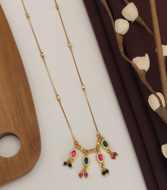 Golden Touch Jewel | The Royal Blossom Charm Necklace