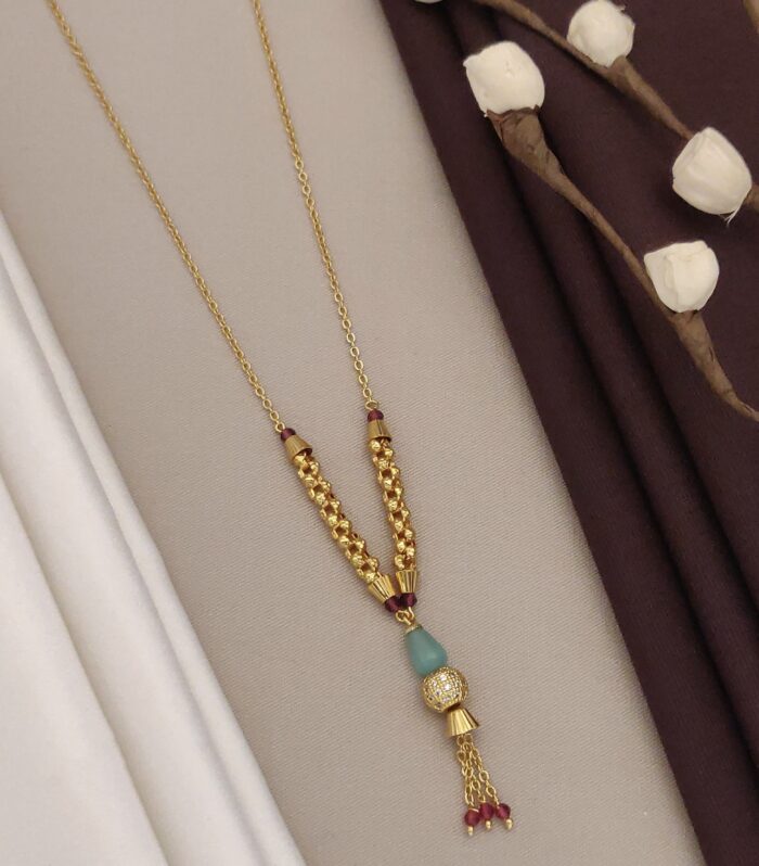 Pastel blue Drop with Textured Tubes