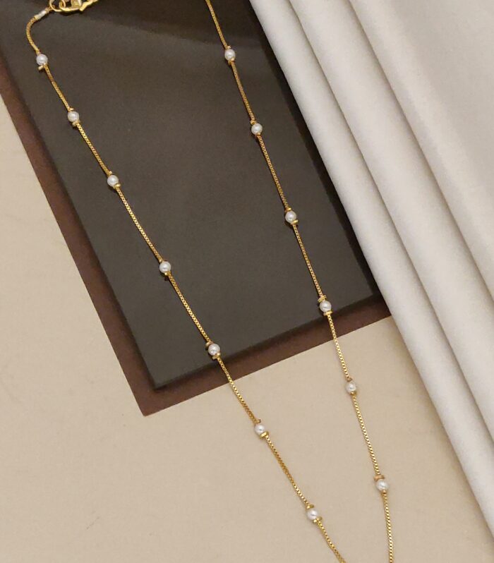 Classic Single-Strand Pearl Bead Necklace