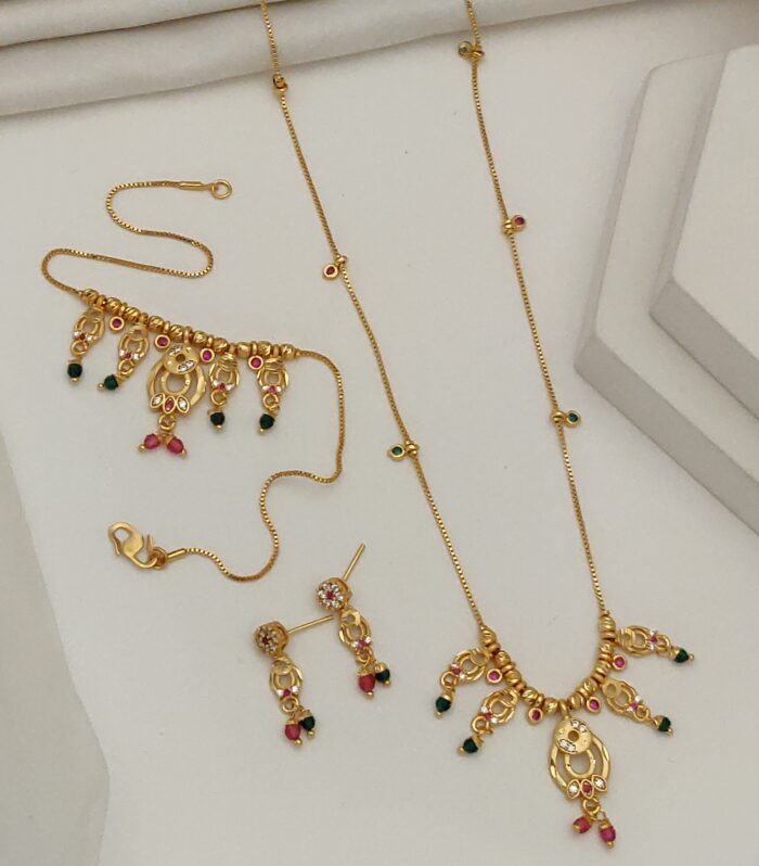 The Navratri Glow Delicate Layered Festive Treasure