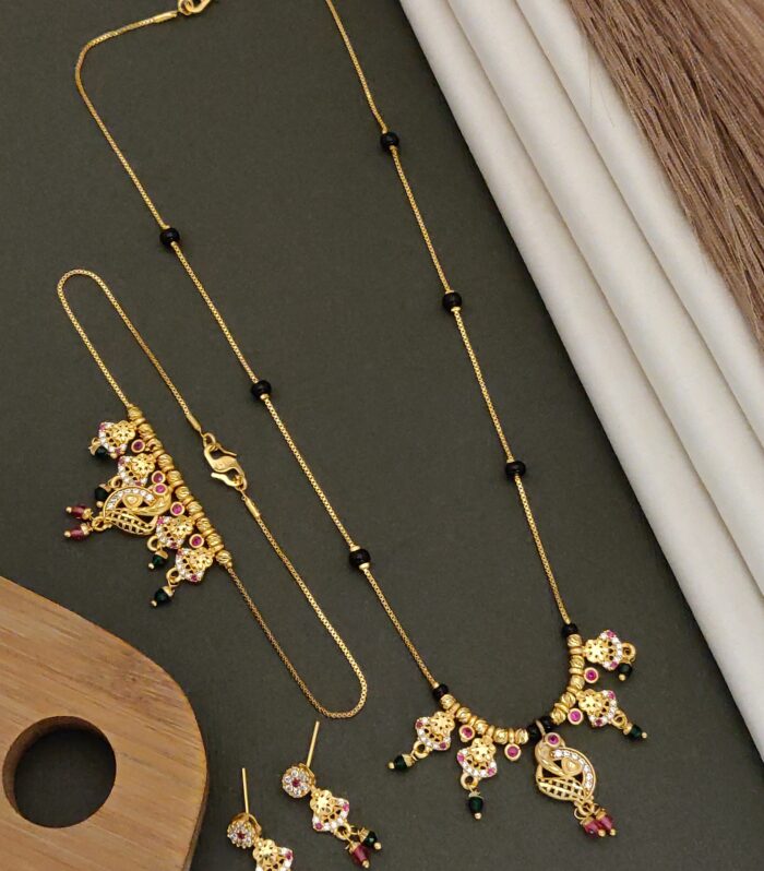Shahi Paisley Mangalsutra Combo Set