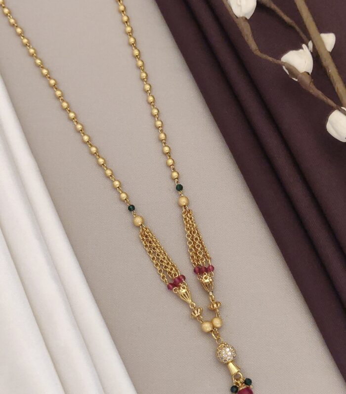 Contemporary Festive Layered Beaded