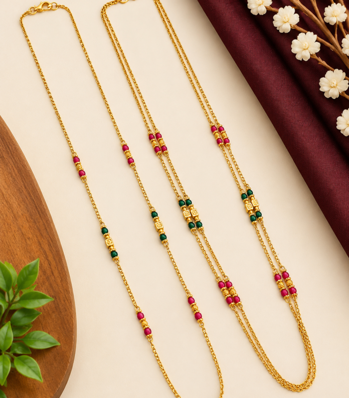 Traditional Kemp Square one and two line Mala set