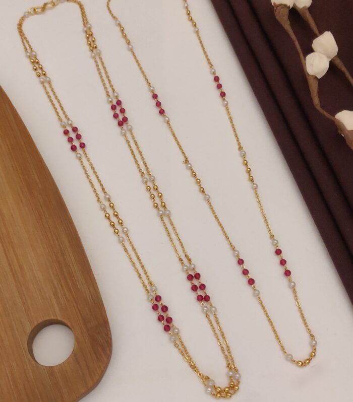 Sleek Multi-Beaded one and two Layered mala