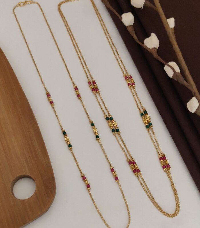 Traditional Kemp Square one and two line Mala set