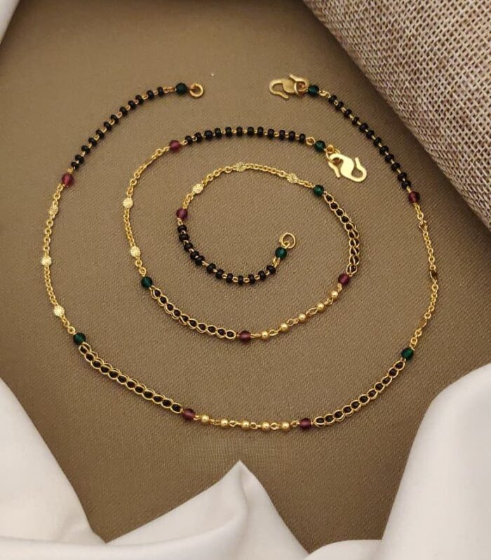 Traditional Multi-Element Micro Gold-Plated Payal
